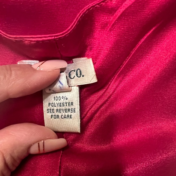 Red silky size 2 versatile strap cocktail party dress - Picture 9 of 11